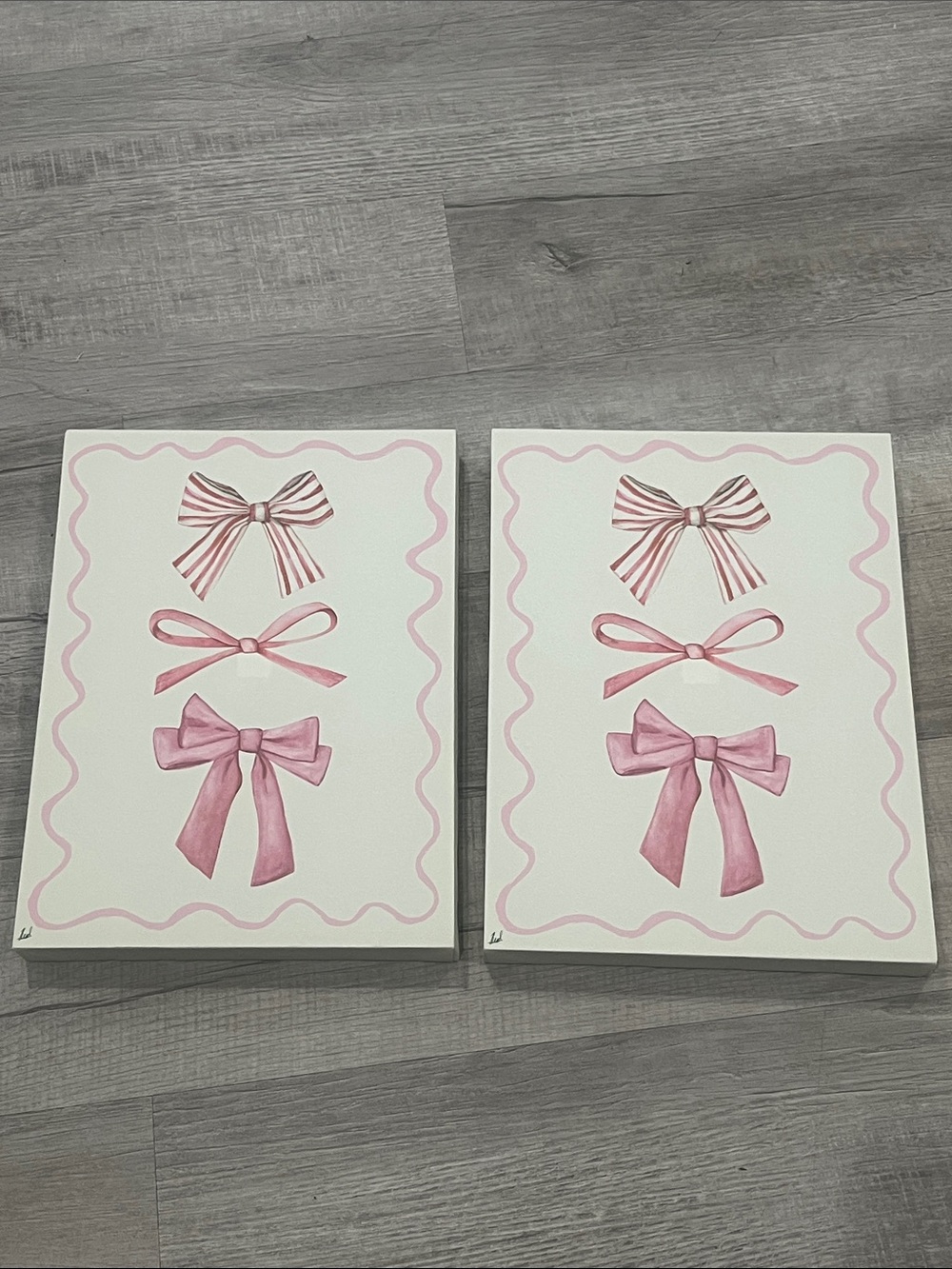 ✨Canvas, Bows Art✨